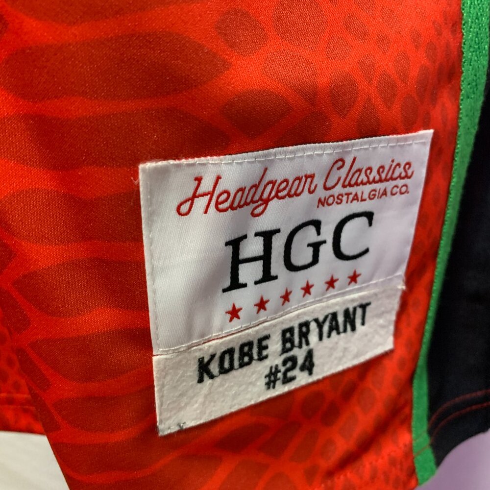Headgear Classics Basketball Jersey #24 Kobe Bryant Black Mamba Grinch Mens 5XL - Picture 3 of 6